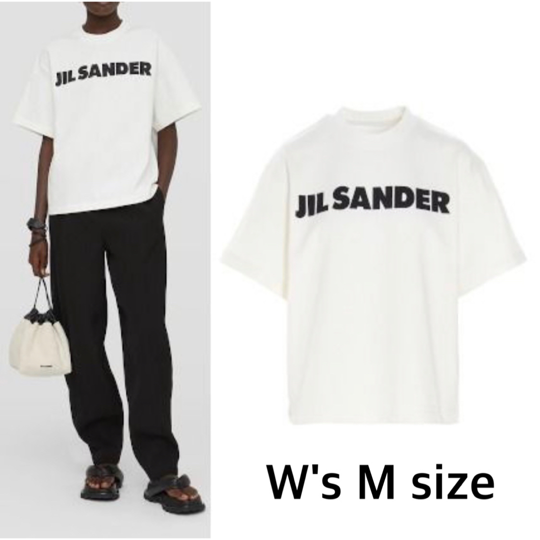 ■ JIL SANDER プリント ロゴ コットン Tシャツ ■ | フリマアプリ ラクマ