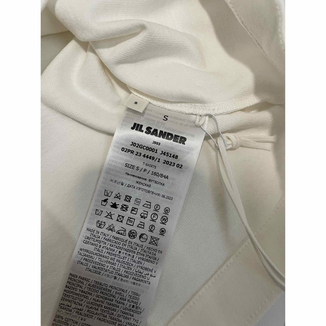 Jil Sander - □ JIL SANDER プリント ロゴ コットン Tシャツ □の通販 ...