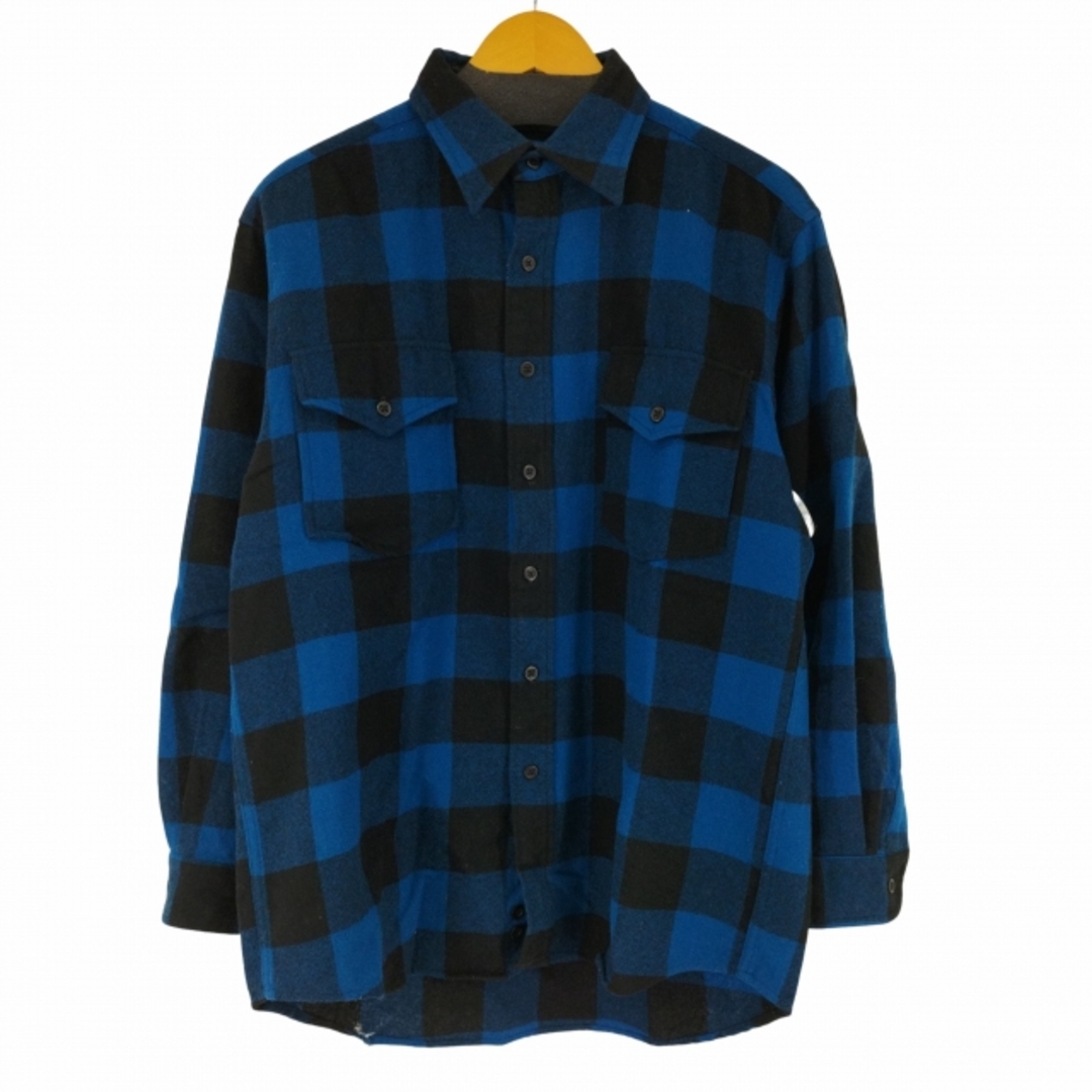 90s 00s PENDLETON ペンドルトン 長袖チェックウールシャツ