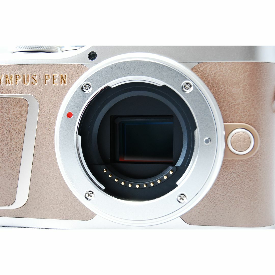 OLYMPUS(オリンパス)の■ほぼ新品■OLYMPUS PEN E-PL10 ブラウン 14-42mm付 スマホ/家電/カメラのカメラ(ミラーレス一眼)の商品写真
