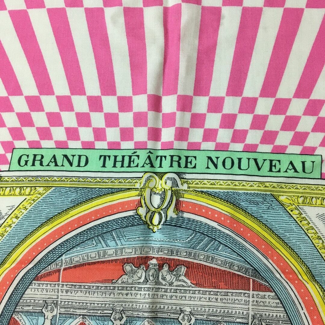 未使用◎正規品 仏製 22AW HERMES エルメス レディース カレ140 カレジェアン Grand Theatre Nouveau グランテアトルヌーヴォー 箱・タグ付