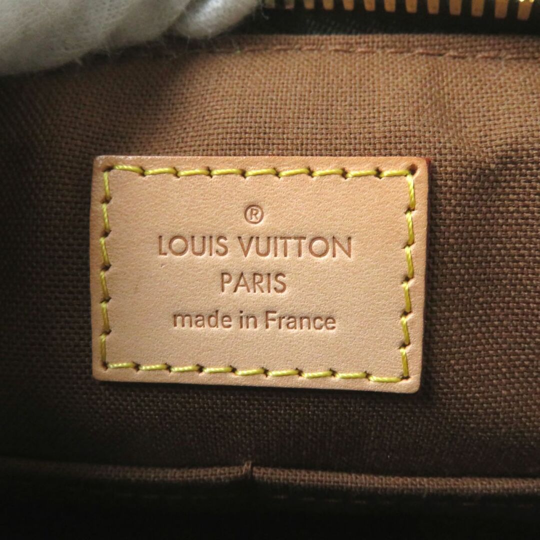 極美品◎フランス製 LOUIS VUITTON ルイヴィトン M40143 ティボリPM レディース レザー使い モノグラム ハンドバッグ ブラウン系 人気♪