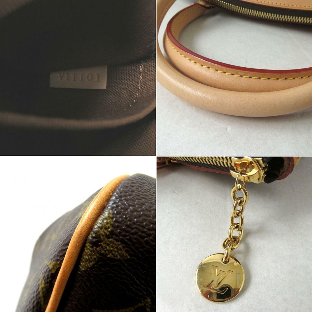 極美品◎フランス製 LOUIS VUITTON ルイヴィトン M40143 ティボリPM レディース レザー使い モノグラム ハンドバッグ ブラウン系 人気♪