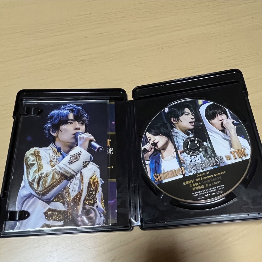 Summer　Paradise　in　TDC～Digest　of　佐藤勝利「勝利 エンタメ/ホビーのDVD/ブルーレイ(ミュージック)の商品写真