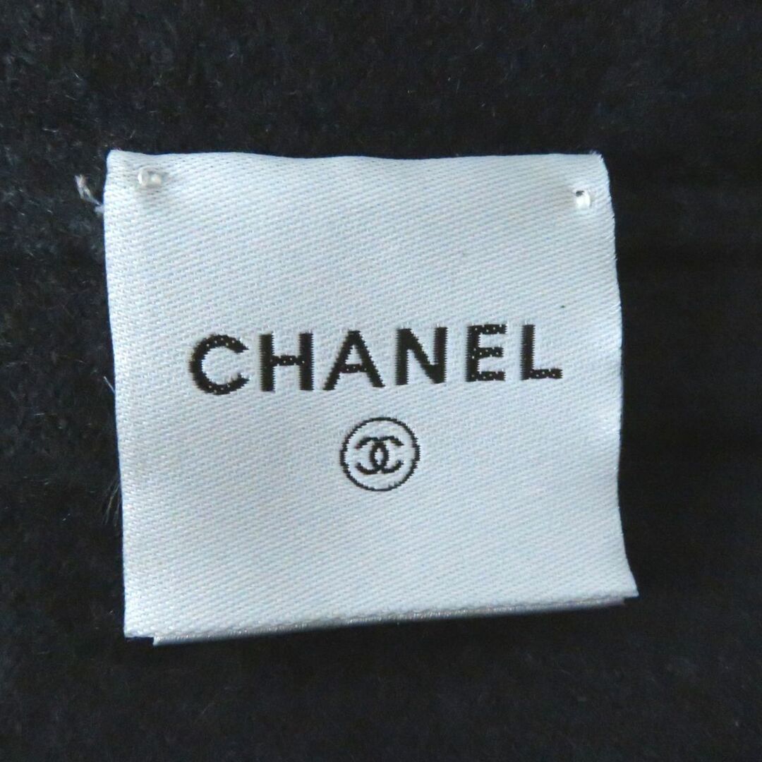 シャネル CHANEL カシミヤ100％ ノースリーブ　ココマークニットカシミアピンク