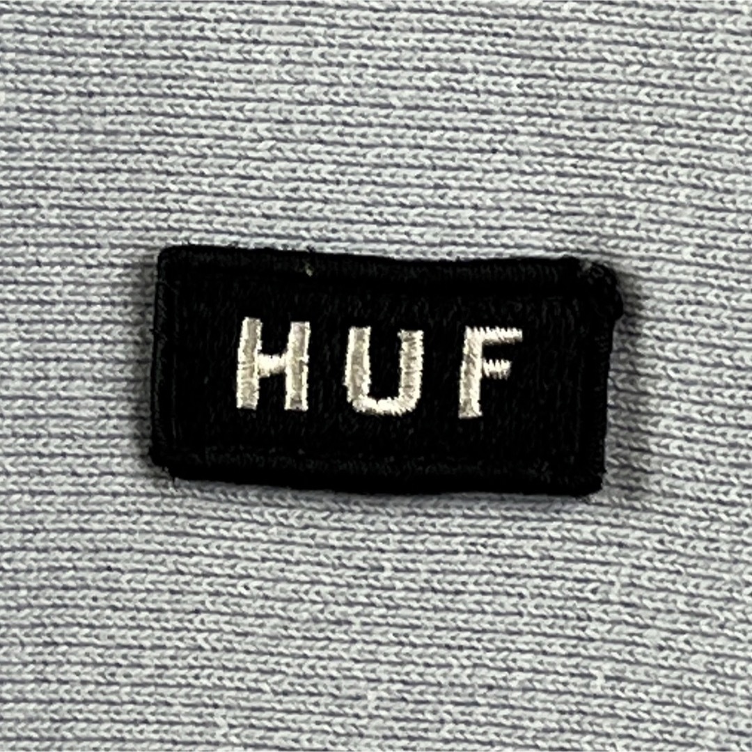 希少カラー HUF ハフ スウェット 刺繍ボックスロゴ パステルブルー XL