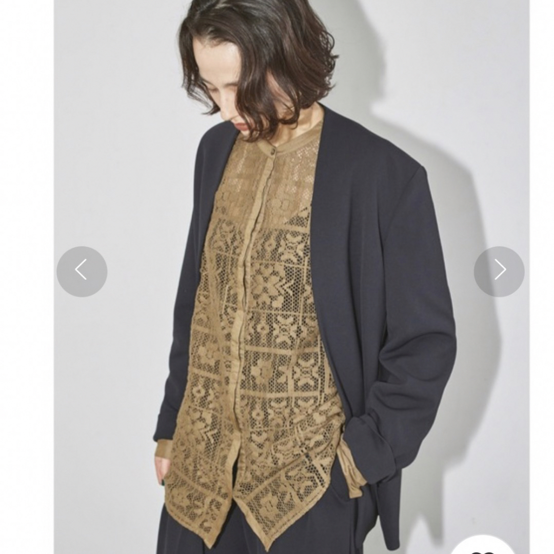 todayful Block Lace Shirts ブラウス　シャツ　レース