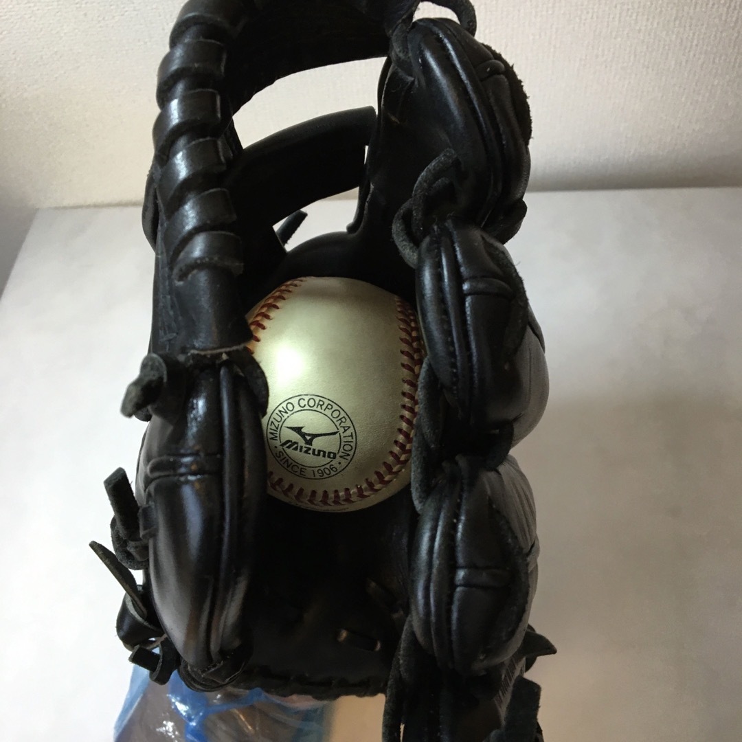 ◇希少 キップ革青ビュー◇ ミズノ 一般 大人用 硬式 内野 グローブ