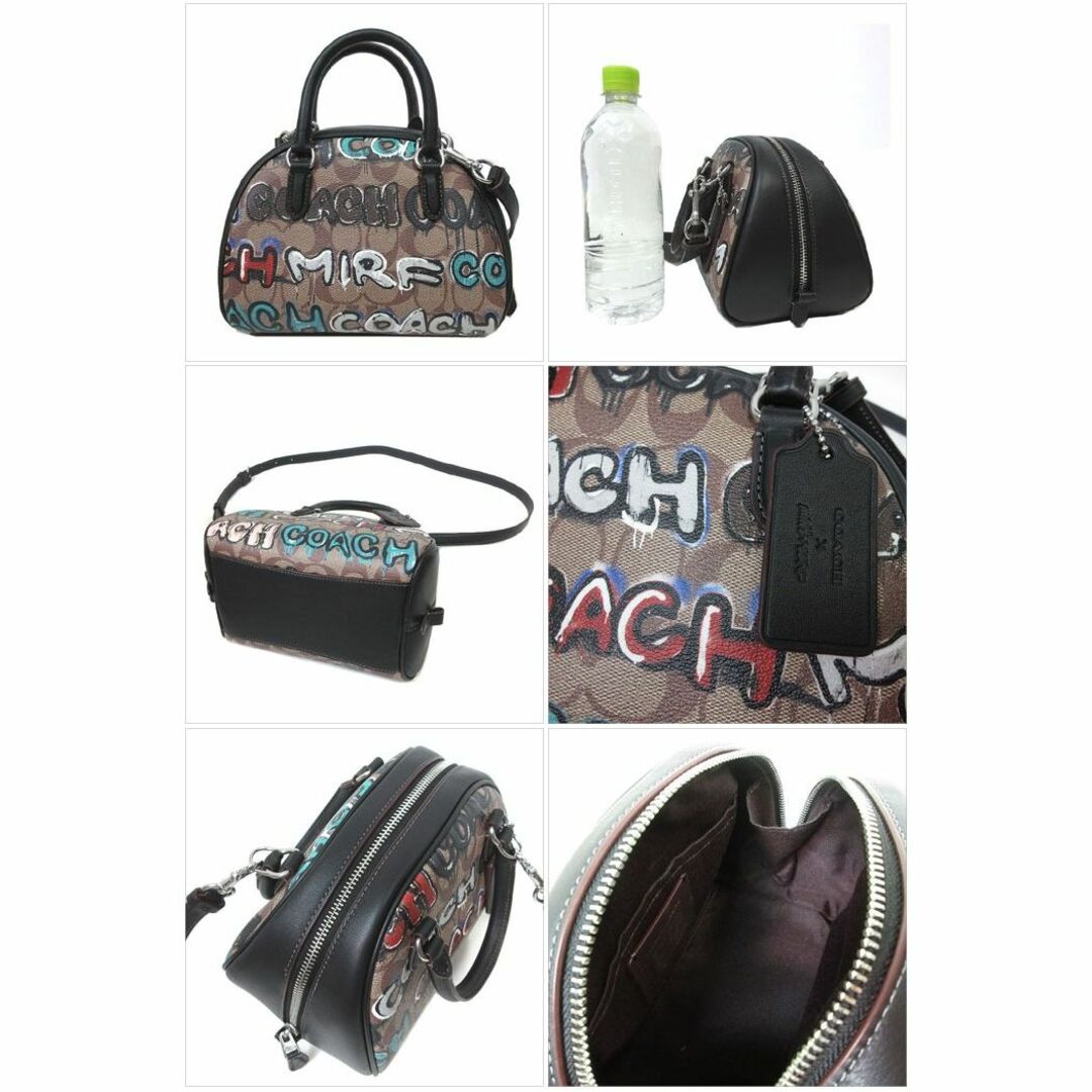 COACH(コーチ)の【新品】コーチ バッグ ハンドバッグ COACH 【COACH X MINT + SERF】シドニー サッチェル・シグネチャー キャンバス CM095 SVOT8 (カーキ×マルチカラー) アウトレット レディース レディースのバッグ(ハンドバッグ)の商品写真