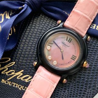 Chopard - 【稼働品】ショパール□ハッピースポーツ レディース