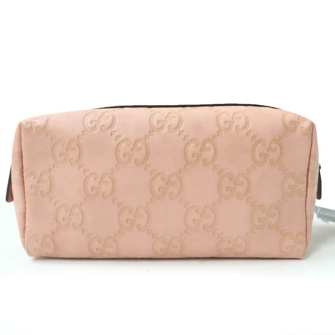 未使用品☆GUCCI グッチ 153228 GGレザー ハートトップ ラウンドZIP