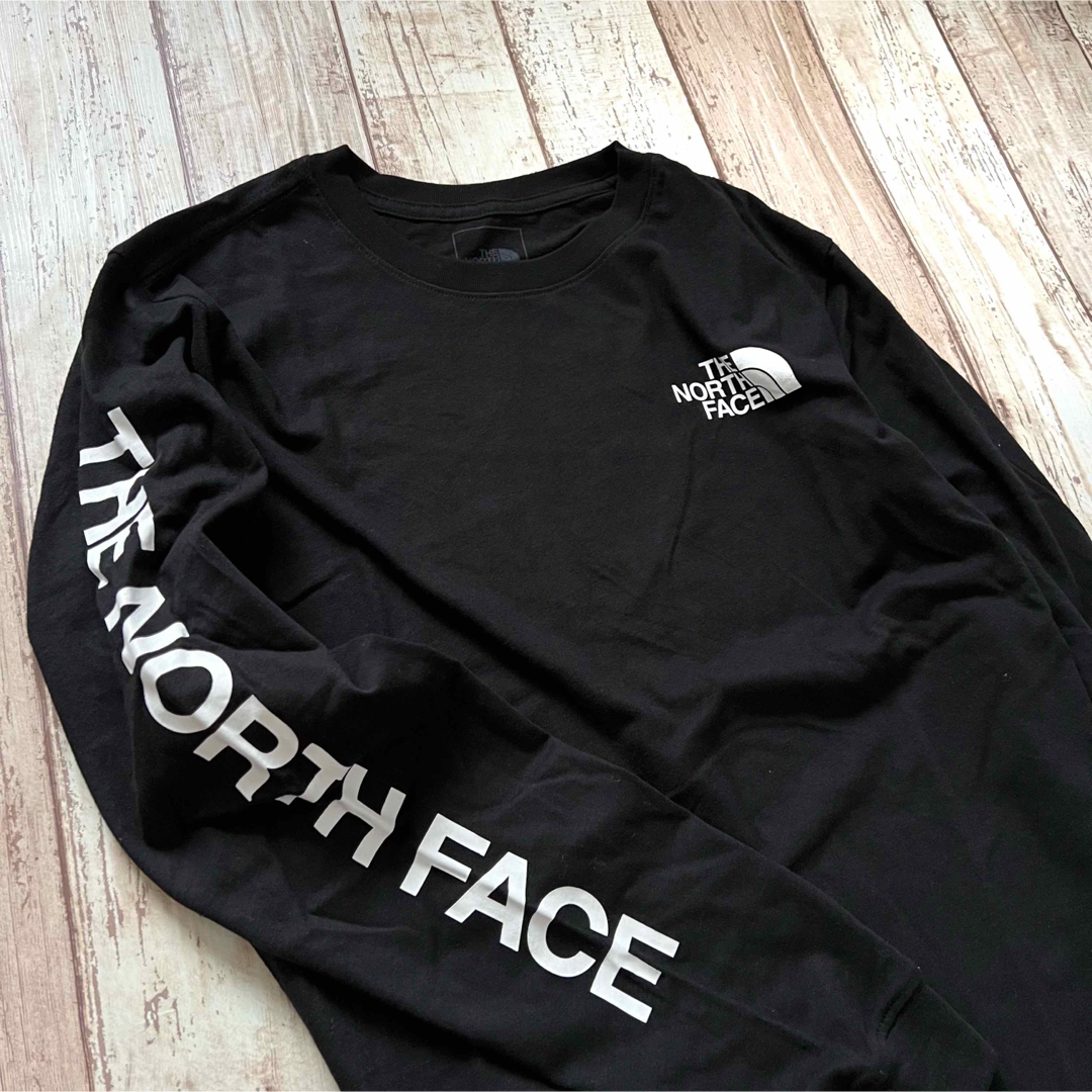 THE NORTH FACE(ザノースフェイス)の【海外限定】TNF ロンT  ブラック US/L 日本サイズXL メンズのトップス(Tシャツ/カットソー(七分/長袖))の商品写真