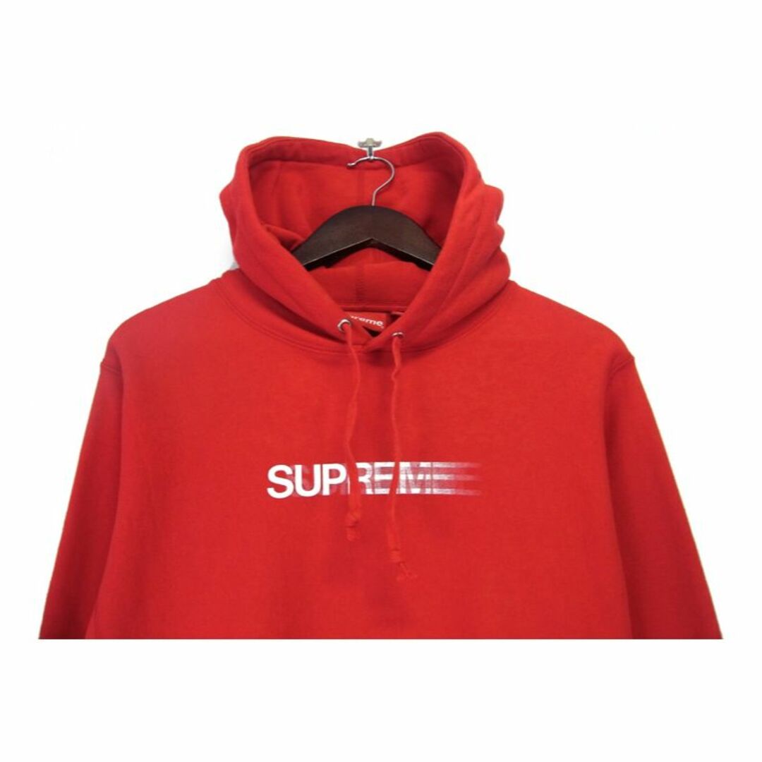 シュプリーム Supreme ■ 20SS 【 Motion Logo Hooded Sweatshirt 】 モーション ロゴ スウェット フーディ  プルオーバー パーカー f19243