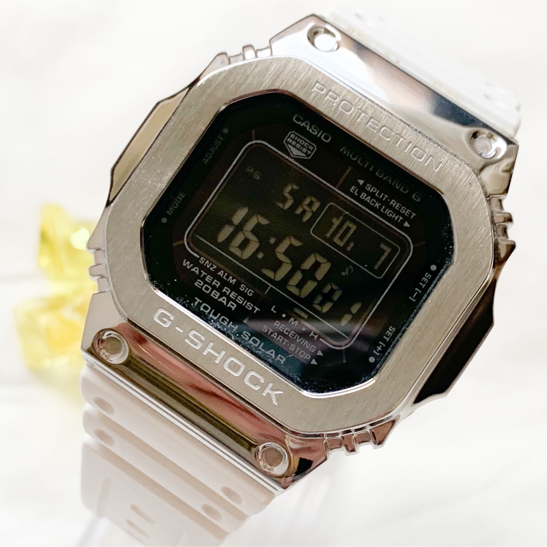 稼働品】カシオ□G-SHOCK メタル メンズウォッチ-