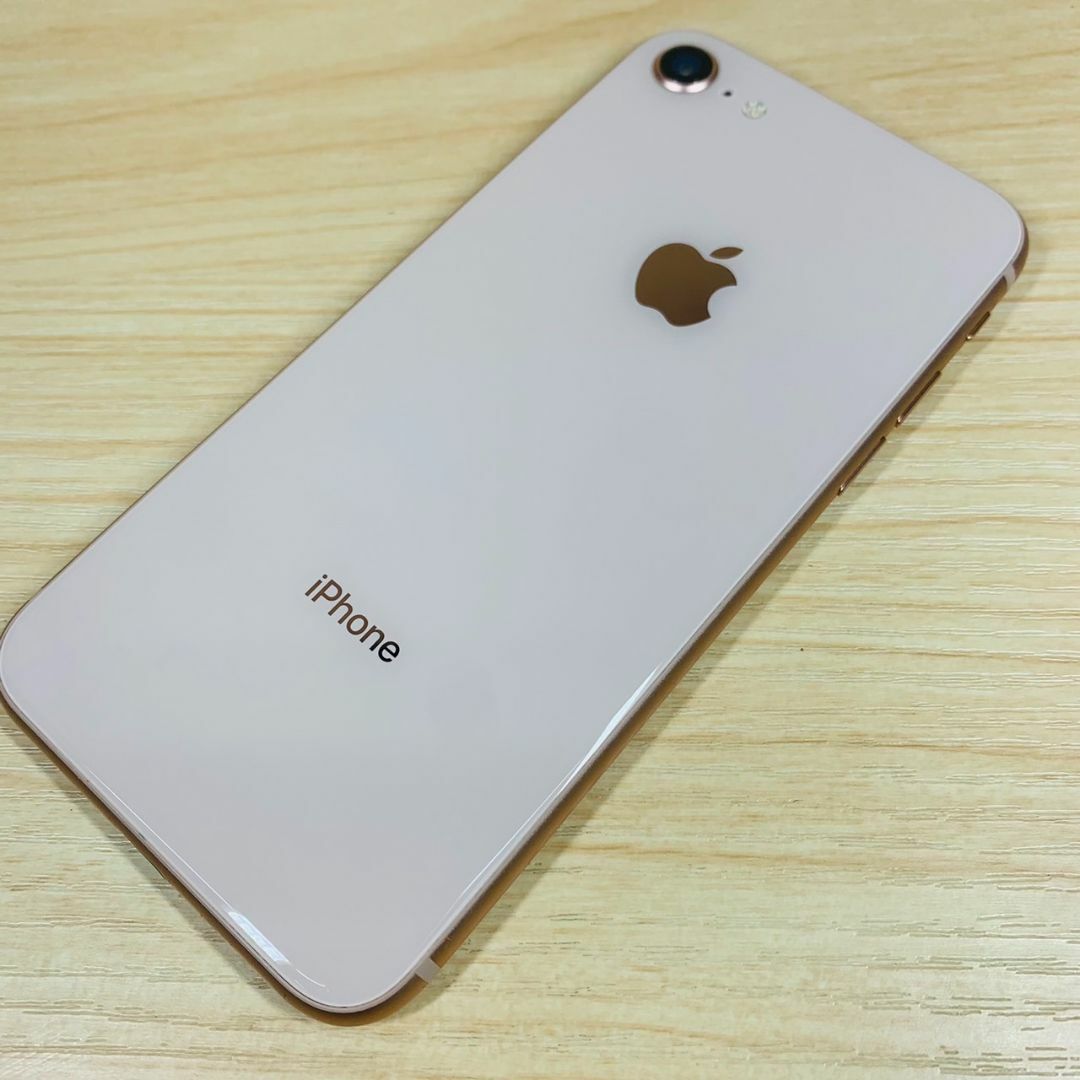 美品 SIMフリー iPhone8 64GB Gold M9 - スマートフォン本体