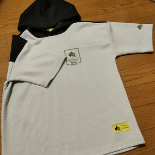 ロゴス(LOGOS)の新品タグ付き　LOGOS　半袖　フード付き　140(Tシャツ/カットソー)