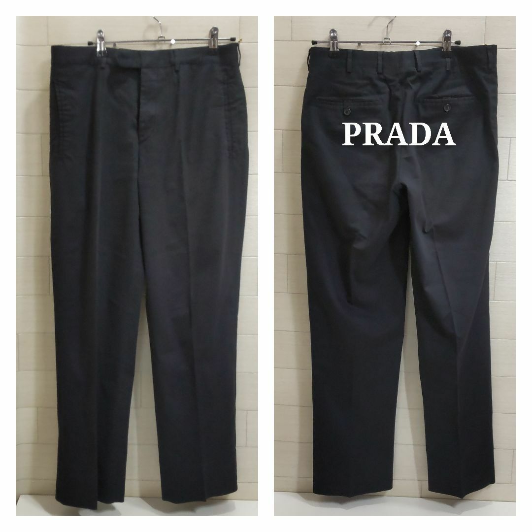 正規品鑑定済　プラダ　PRADA　パンツ　黒　サイズ　46　RJ149