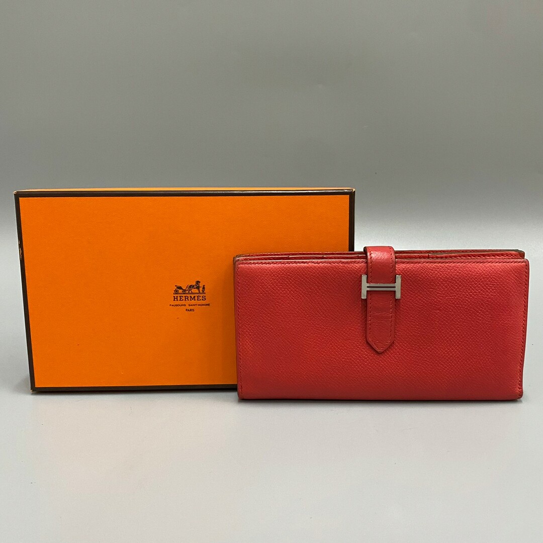 Hermes - 美品 希少品 箱付き □P刻印 HERMES エルメス ロゴ 金具 ...