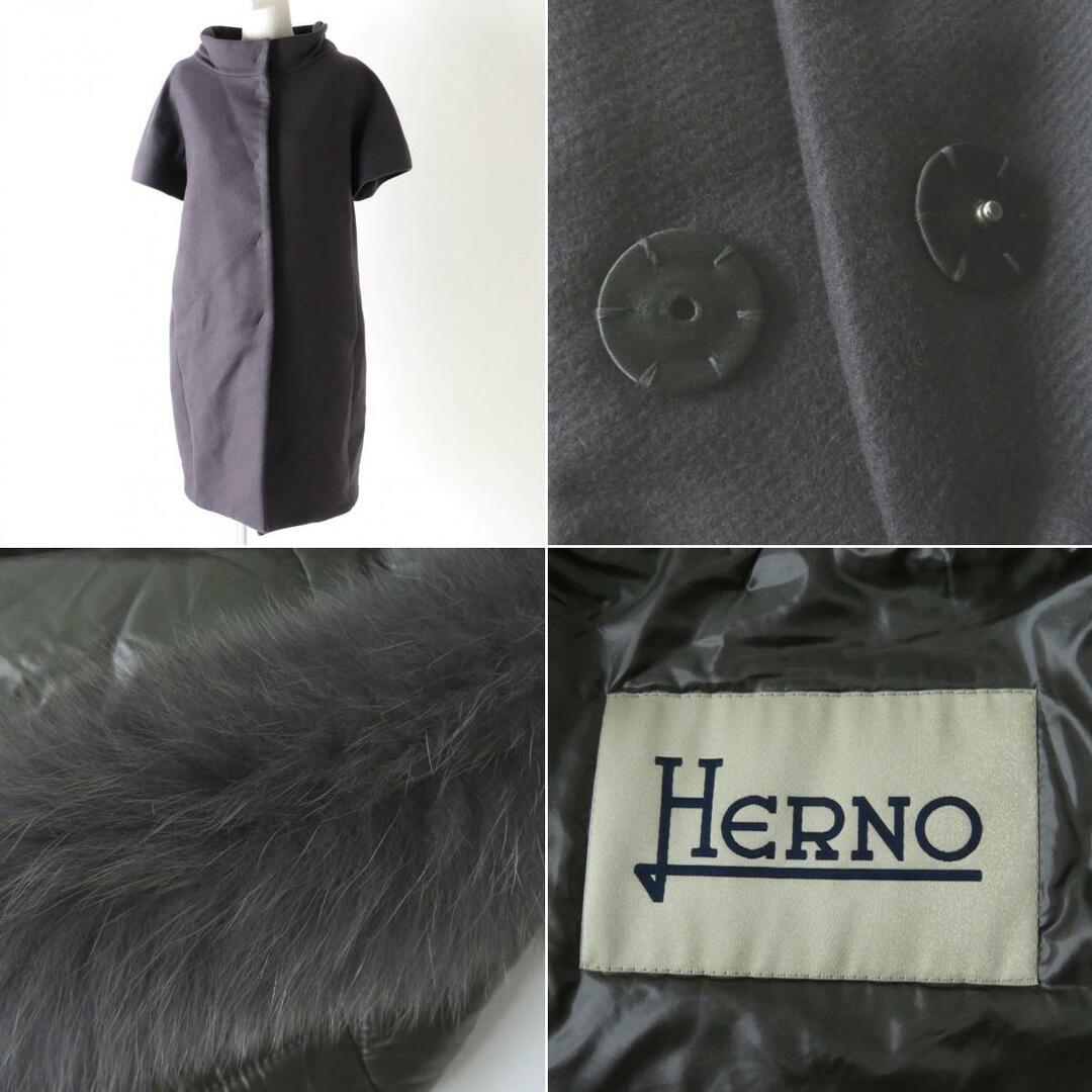 HERNO - 美品◎正規品 イタリア製 HERNO ヘルノ レディース ブルー