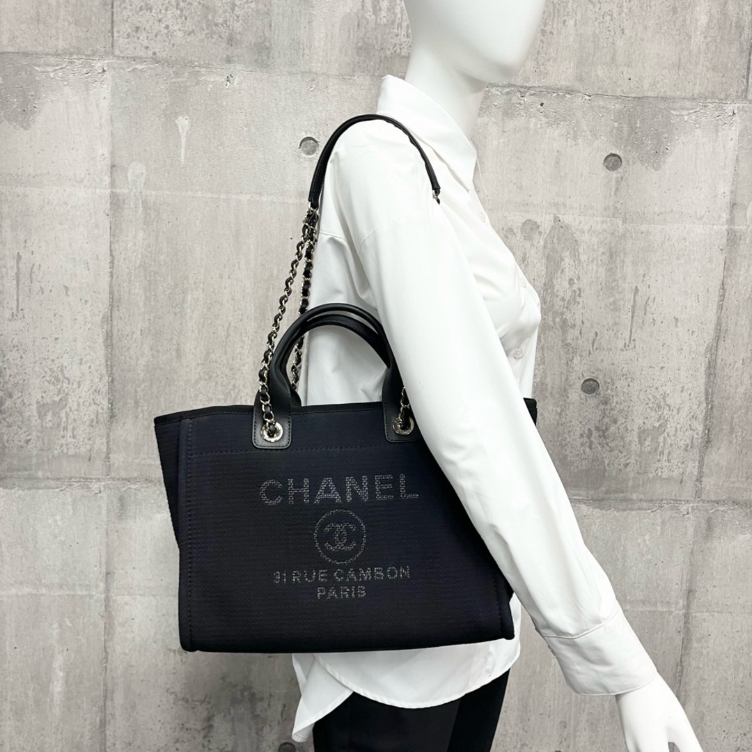 CHANEL シャネル　ドーヴィル　2WAY トートバッグ　ハンドバッグ