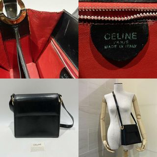 celine - CELINE サークルロゴ 台形型 斜め掛け ヴィンテージ ...