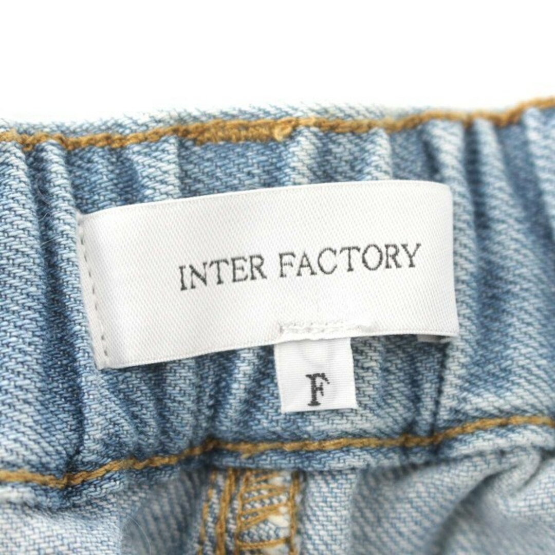 other(アザー)のINTER FACTORY デニム スカート ロング フレア F 水色 レディースのスカート(ロングスカート)の商品写真