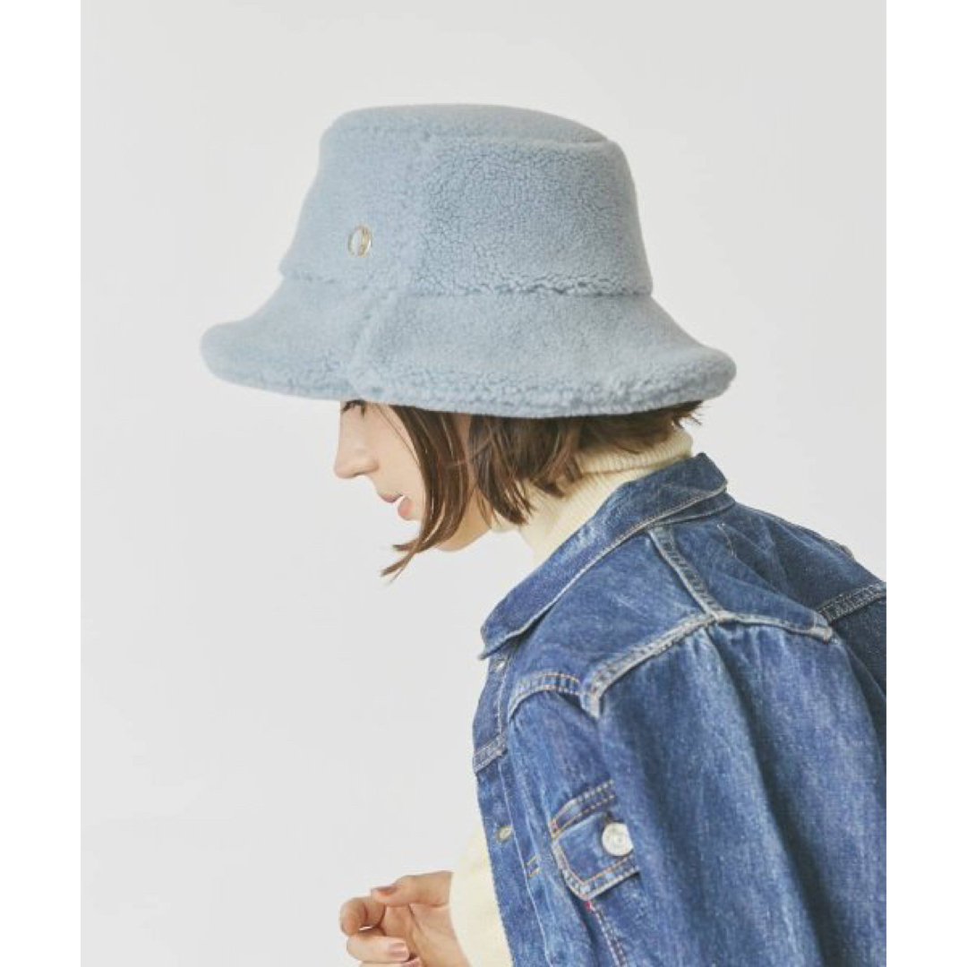 Chapeaud’O Color Boa Bucket ブルー