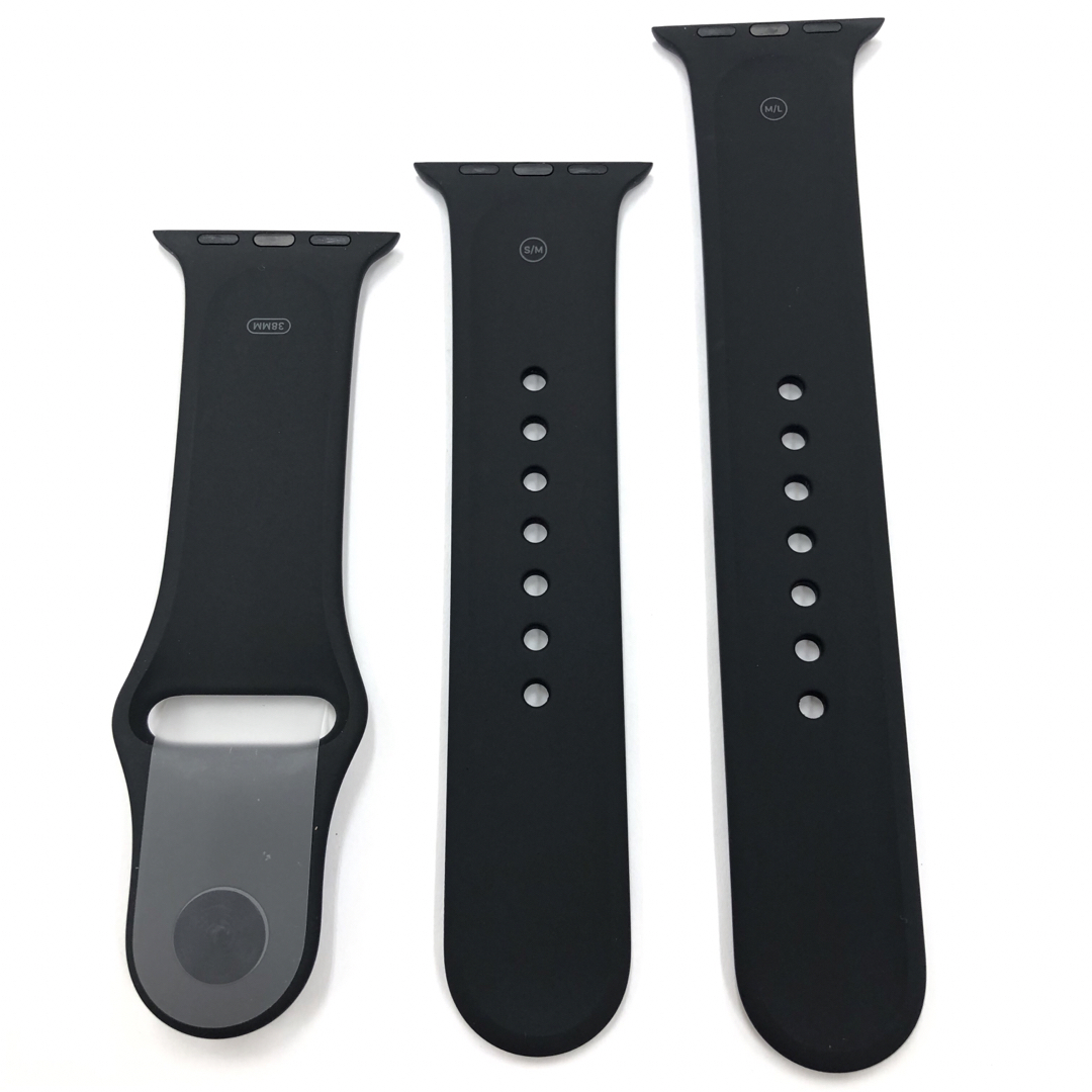Apple Watch(アップルウォッチ)のApple Watch バンド 黒,40/41サイズ アップルウォッチ 純正 スマホ/家電/カメラのスマートフォン/携帯電話(その他)の商品写真