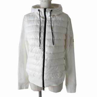 MONCLER 薄ニット パーカー 白 美品 シャツ 80