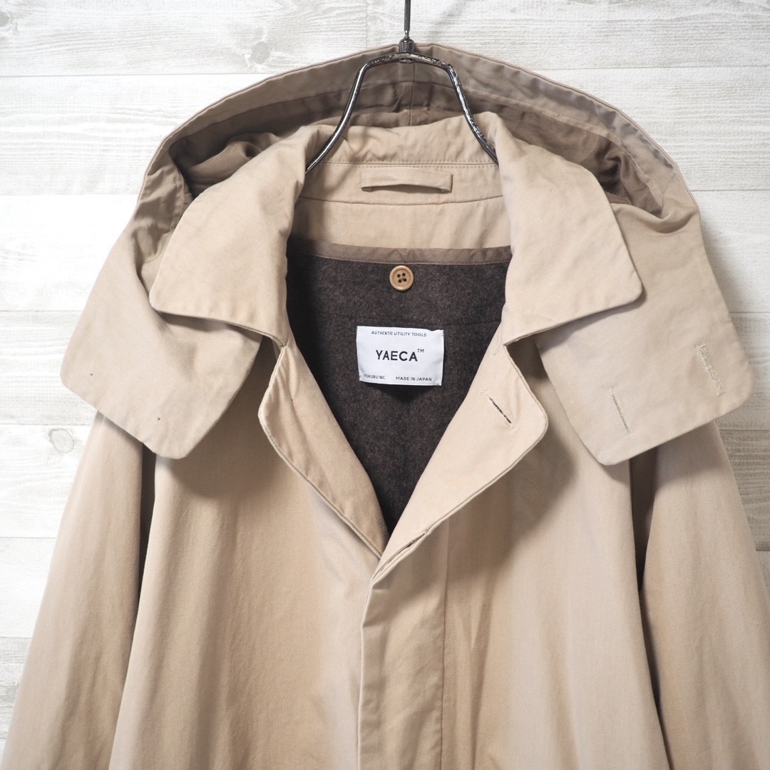 YAECA - YAECA 13AW Hooded Soutien Collar Coat -Mの通販 by
