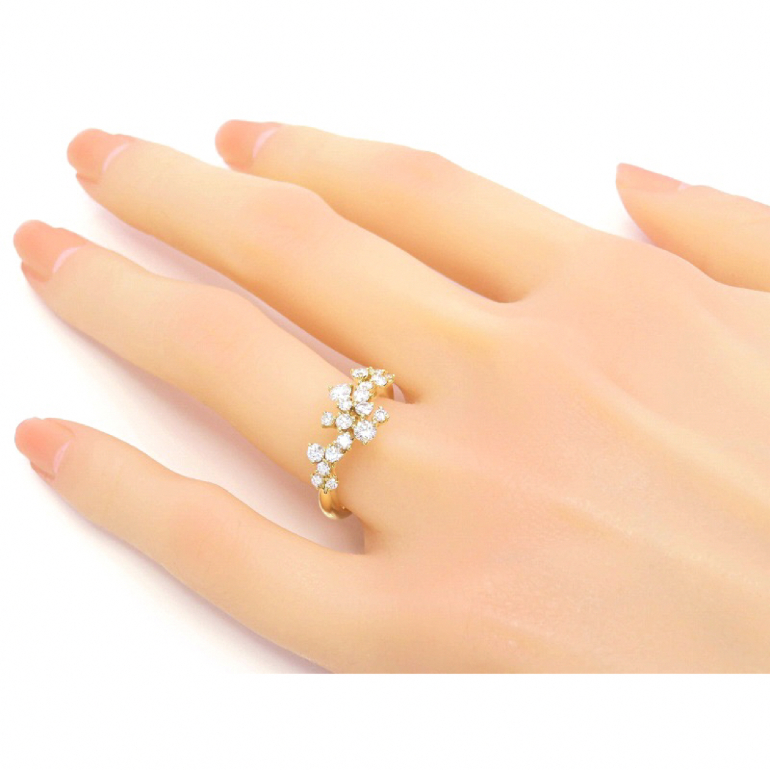 HOSHI no SUNA 星の砂 K18 ダイヤモンド0.89ct リング レディースのアクセサリー(リング(指輪))の商品写真