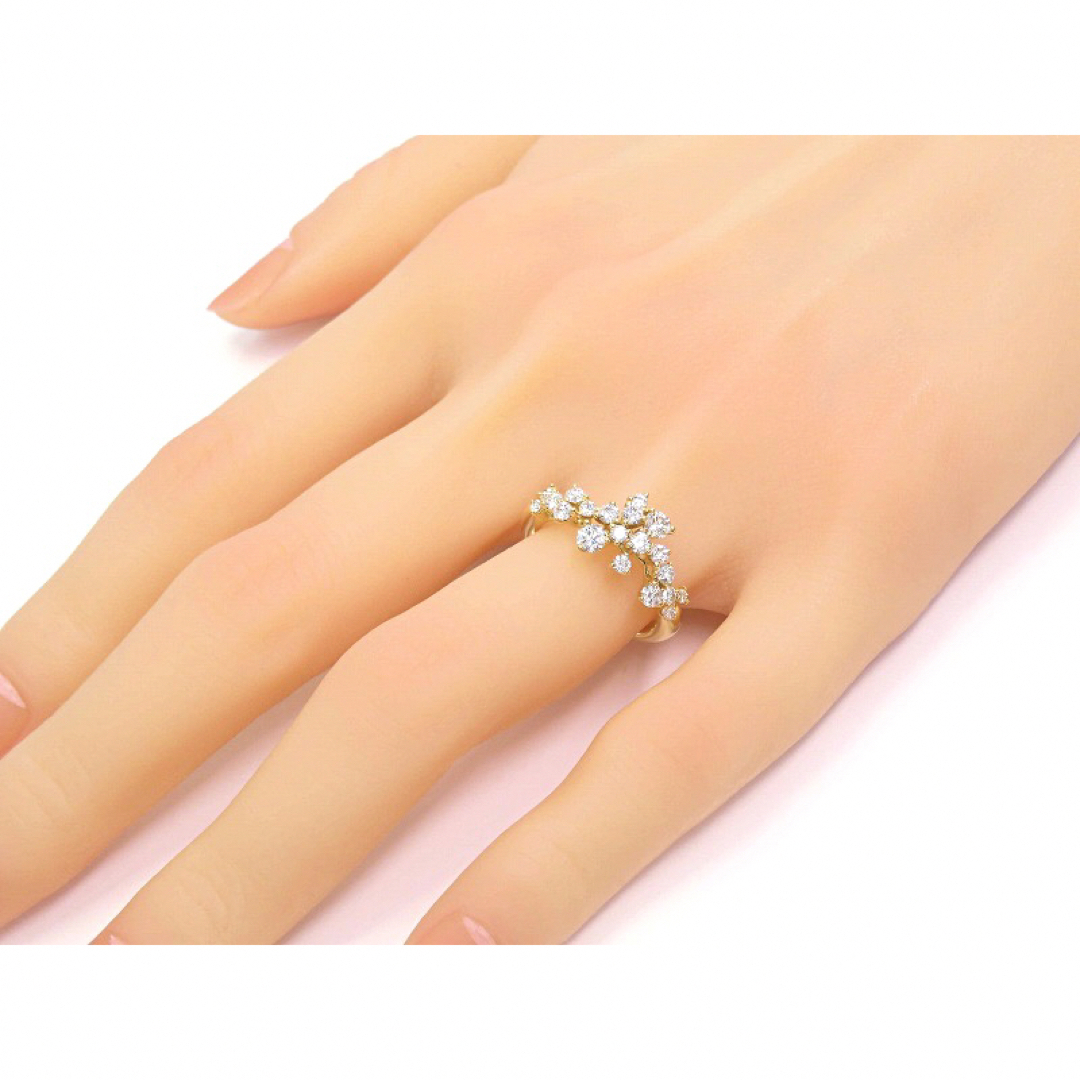 HOSHI no SUNA 星の砂 K18 ダイヤモンド0.89ct リング レディースのアクセサリー(リング(指輪))の商品写真