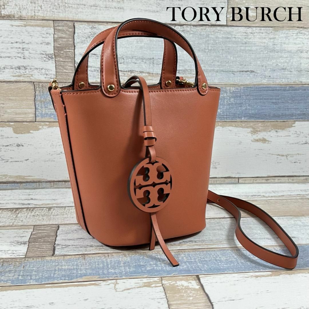 Tory Burch - トリーバーチ ミラー ミニ バケット ハンドバッグ