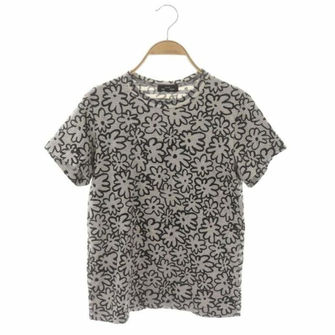トリココムデギャルソン AD2018 Tシャツ カットソー 半袖 花柄 ボーダー