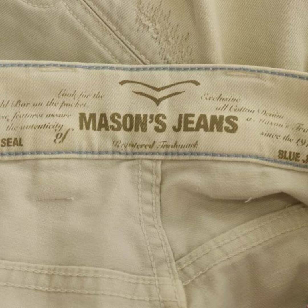 MASON'S(メイソンズ)のメイソンズ ダメージリペア加工 ジーンズ パンツ ストレート ストレッチ メンズのパンツ(スラックス)の商品写真