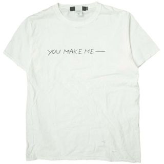 ヴェイパライズ(VAPORIZE)のVAPORIZE ヴェイパライズ Damage T-shirt ダメージ加工メッセージＴシャツ 11-08-6206-052 XL WHITE 半袖 BEAMS トップス【中古】【VAPORIZE】(Tシャツ/カットソー(半袖/袖なし))