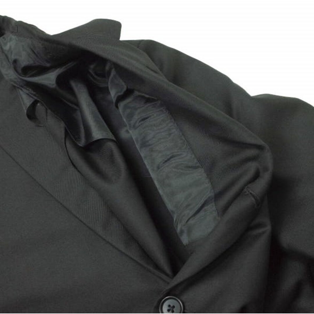 BEAMS PLUS ビームスプラス 日本製 ウールギャバジンソリッド3ボタンスーツ 38-17-0001-015 36 ブラック スーツ セットアップ 3Bジャケット ノープリーツスラックス【BEAMS PLUS】 8