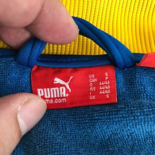 PUMAプーマトラックジャケット黄色青スウェーデン代表ジャージ