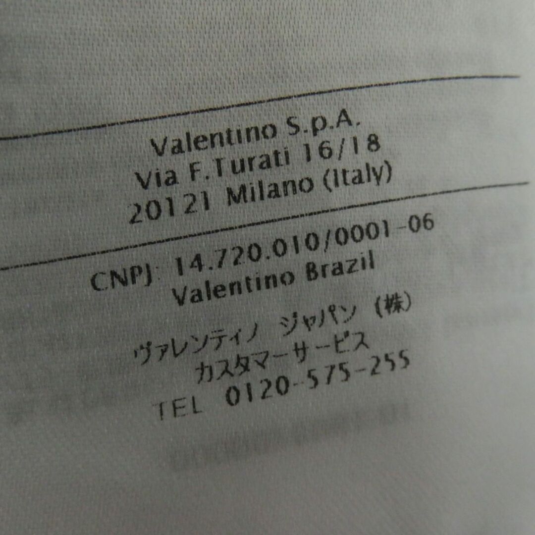 VALENTINO(ヴァレンティノ)の美品◎正規品 イタリア製 VALENTINO ヴァレンティノ レディース レース切替 棒タイ 長袖 ワンピース ネイビー S　m13-st30214-772 レディースのワンピース(ひざ丈ワンピース)の商品写真