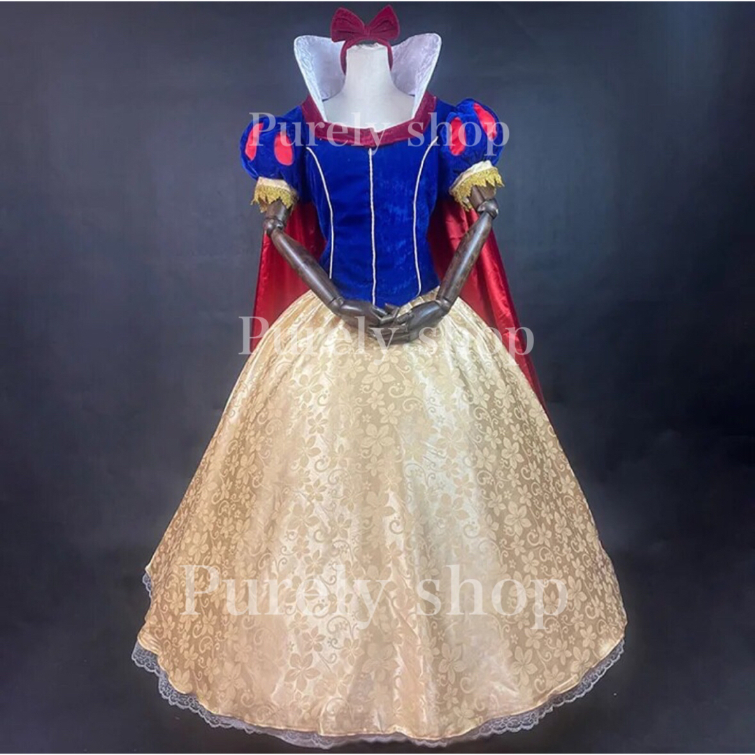 ディズニー　白雪姫　7人の小人　グリーティング　ドレス　Dハロ　コスプレ　仮装