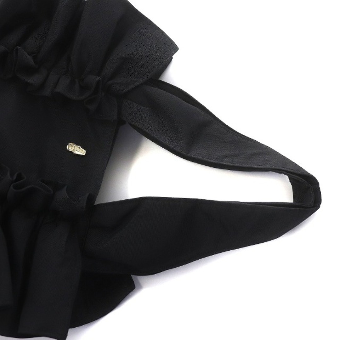 other(アザー)のエロイーズ HELOYSE ハンドバッグ フリル ロゴ 黒 ブラック レディースのバッグ(ハンドバッグ)の商品写真