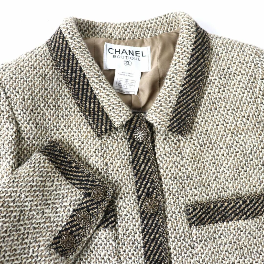 CHANEL BONTIQUE 98A ツイード素材　セットアップ