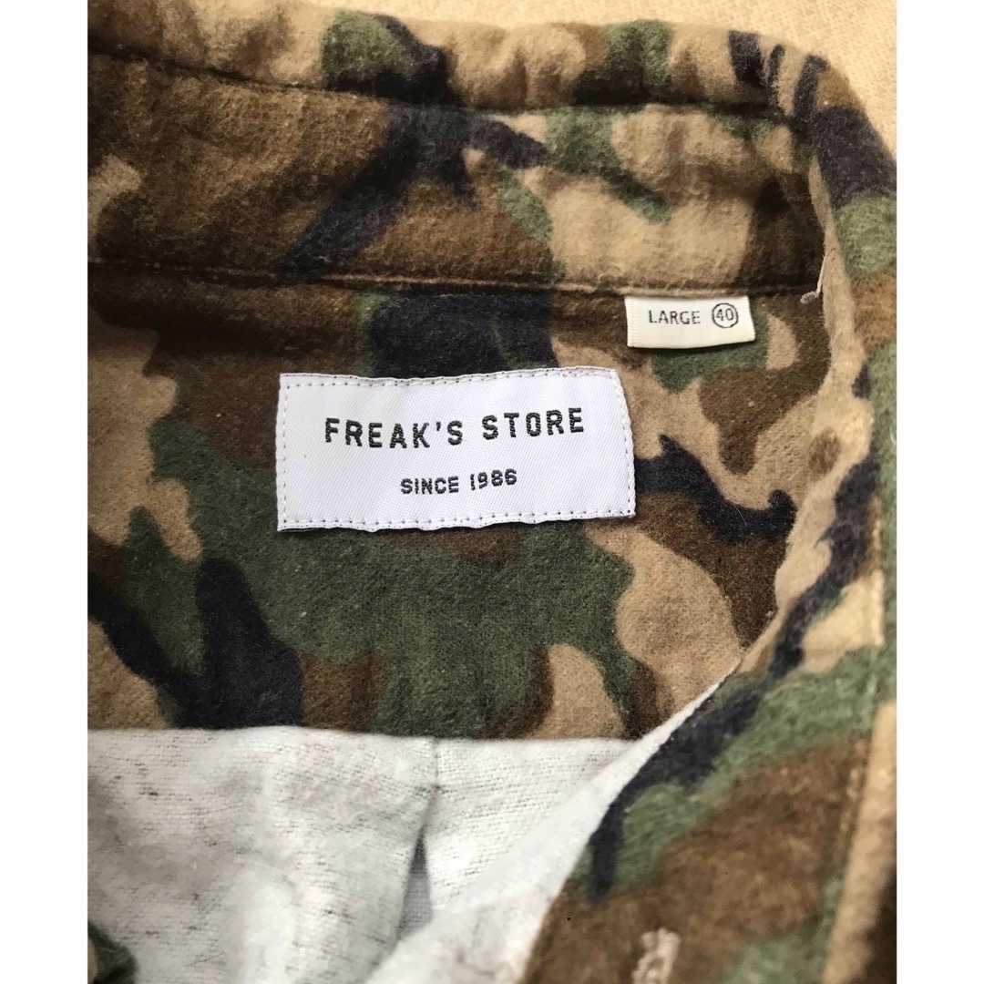 FREAK'S STORE(フリークスストア)のフリークスストア 迷彩柄ネルシャツ L メンズのトップス(シャツ)の商品写真