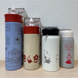 ムーミン(MOOMIN)の4点セット新品ムーミンステンレスボトル保温保冷水筒マグボトル通勤通学ランチタイム(弁当用品)