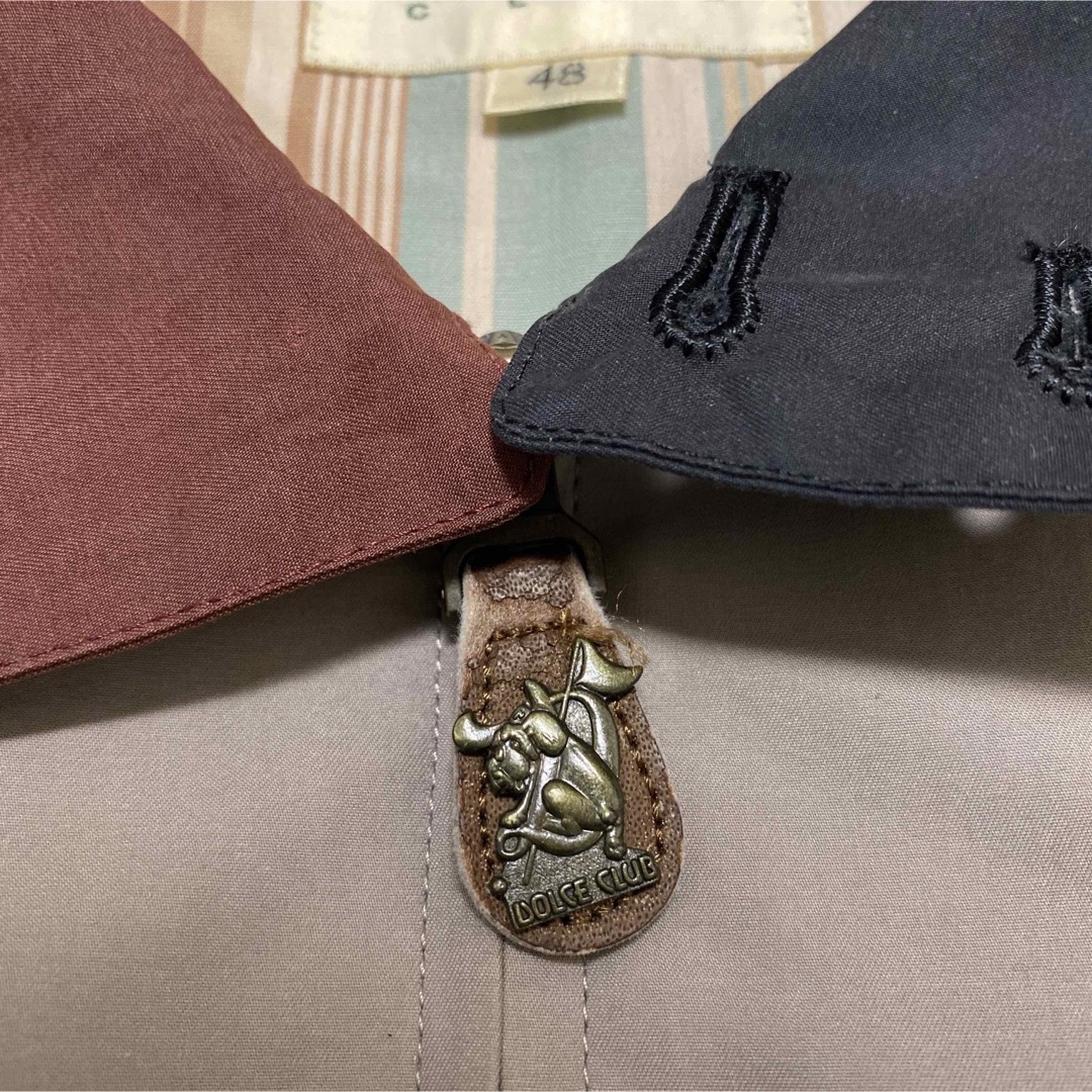 ジャケット　ブルゾン　マルチカラー　バイカラー　　刺繍　総柄　激レア　レトロ
