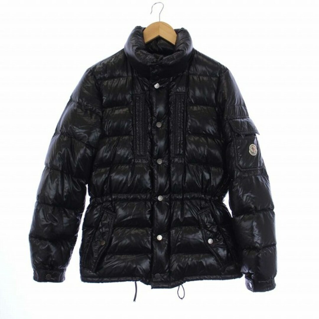 MONCLER ROD ダウンジャケット ジップアップ スタンドカラー 0 黒