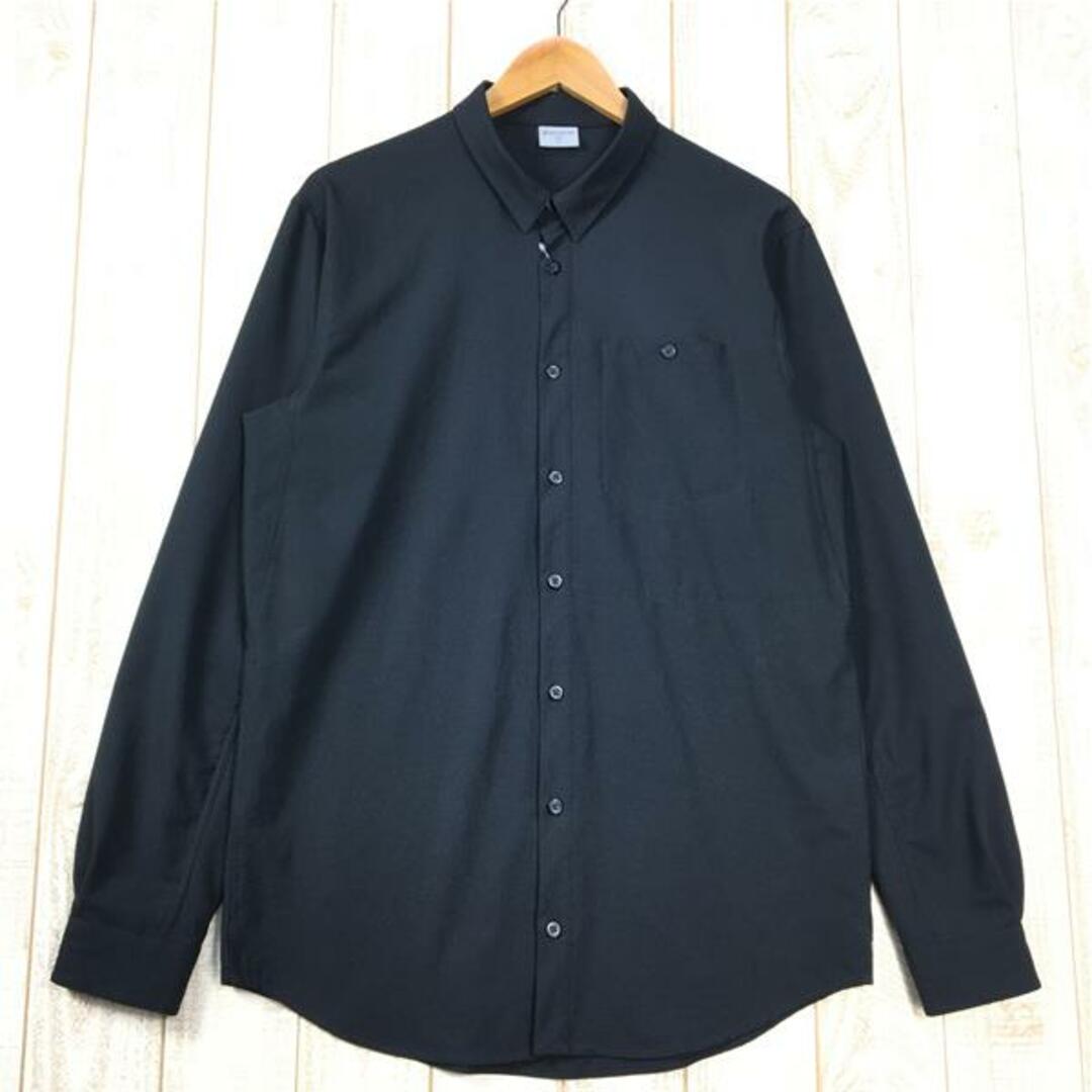 MENs M  フーディニ ロングスリーブ シャツ Longsleve Shirt HOUDINI 267624 ブラック系無傷