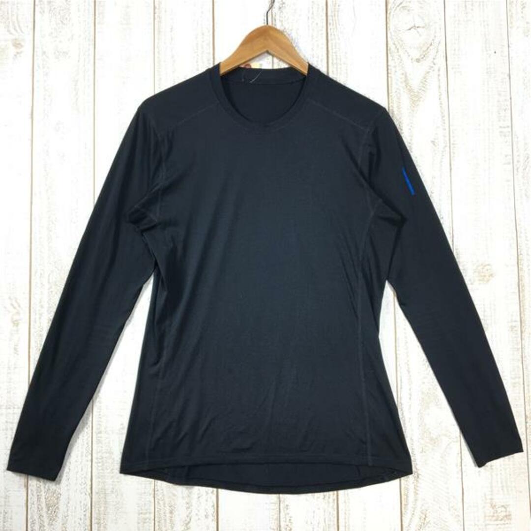 MENs S  アークテリクス ロングスリーブ フェイズ SL クルー LS Phase SL Crew Tシャツ フェーズ ARCTERYX 11690 Black ブラック系