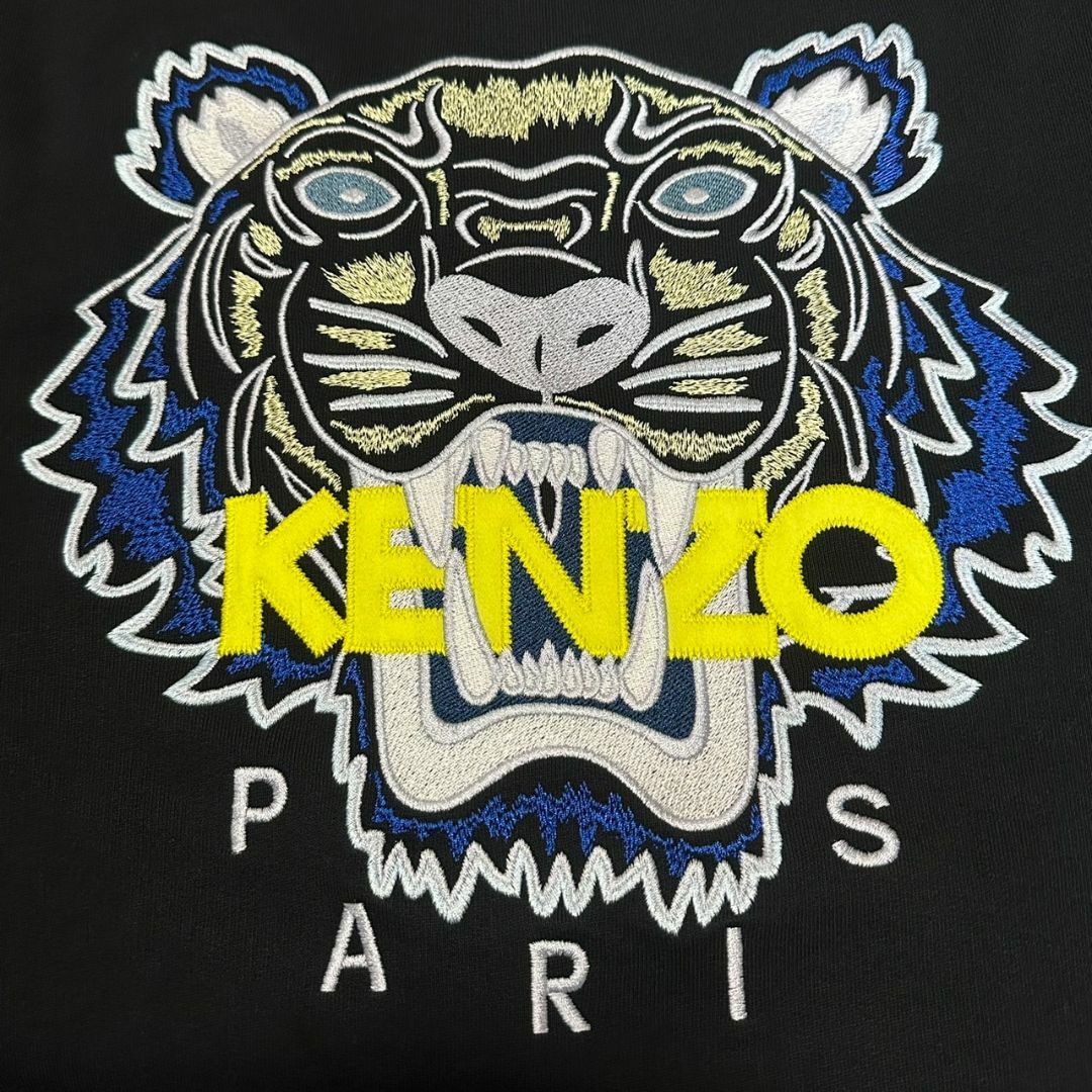 【希少モデル】KENZO フルジップ パーカー タイガー刺繍 ジップアップ 7