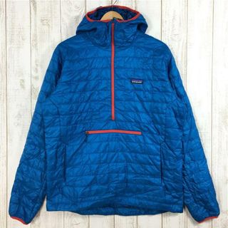 パタゴニア(patagonia)のMENs L  パタゴニア ナノ パフ ビビー プルオーバー Nano Puff Bivy Pullover プリマロフト ゴールド パーテックス クアンタム PATAGONIA 84186 BALB Balkan Blue ブルー系(その他)